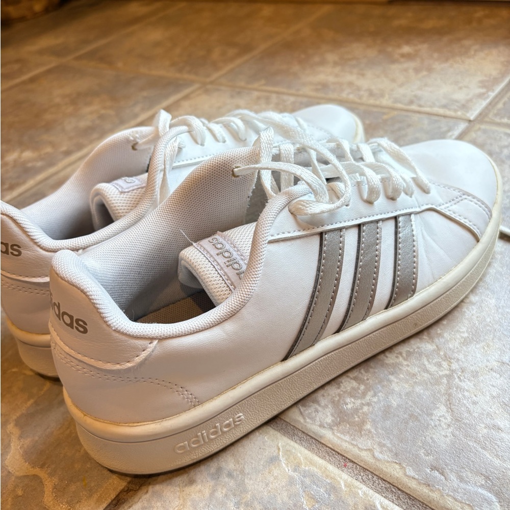 Adidas Classic White Leather Sneakers - Picture 7 of 14